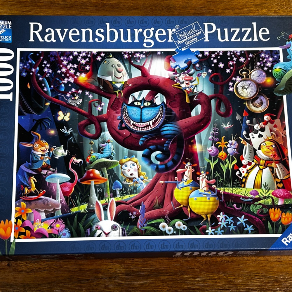 Ravensburger 1000 Piece Jigsaw Puzzle - Alice In Wonderland Most Everyone Is Mad